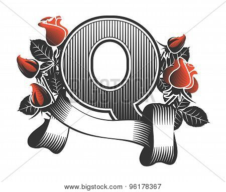 Vector Vintage Letter