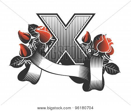 Vector Vintage Letter