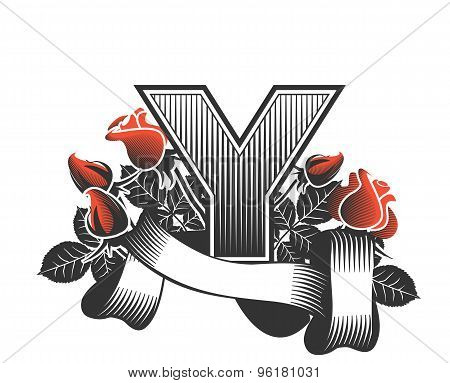 Vector Vintage Letter