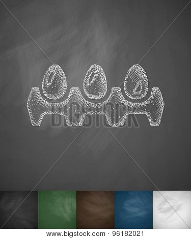 tray of eggs icon