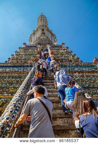 Wat Arun - Temple of Dawn in Bangkok, Thailand