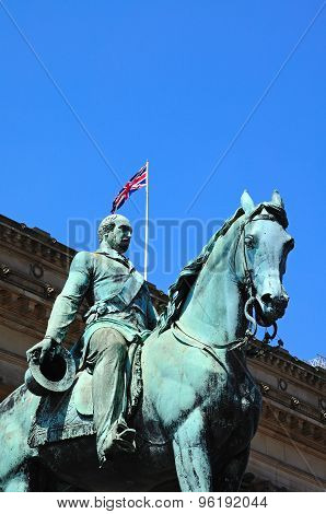 Albert Prince Consort statue,Liverpool.