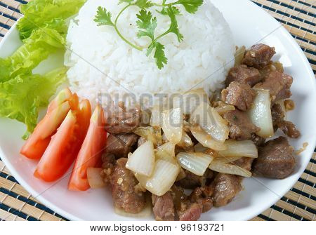 Vietnamese Food, Bo Luc Lac, Beef