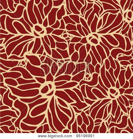 Red Flowers Background