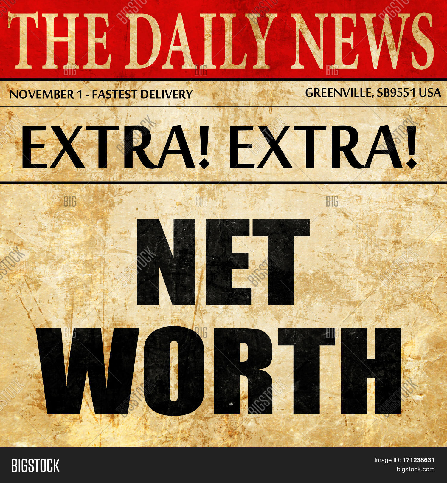 Net Worth, Article Image & Photo (Free Trial) Bigstock