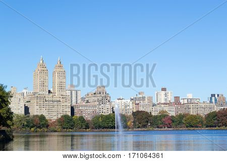 Iconic Views Of The Upper West Side By The Central Park Reservoir