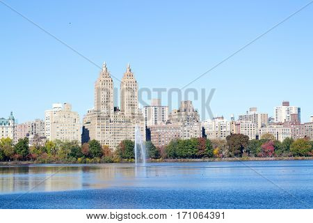 Iconic Views Of The Upper West Side By The Central Park Reservoir