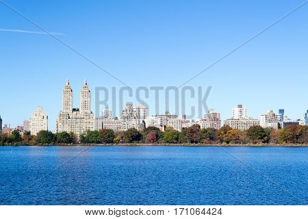 Iconic Views Of The Upper West Side By The Central Park Reservoir