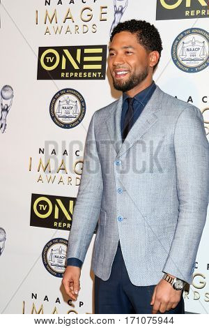 LOS ANGELES - FEB 10:  Jussie Smollett at the Non-Televisied 48th NAACP Image Awards at Pasadena Conference Center on February 10, 2017 in Pasadena, CA