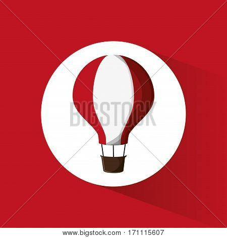 airballoon adventure fly trasnport vector illustration eps 10