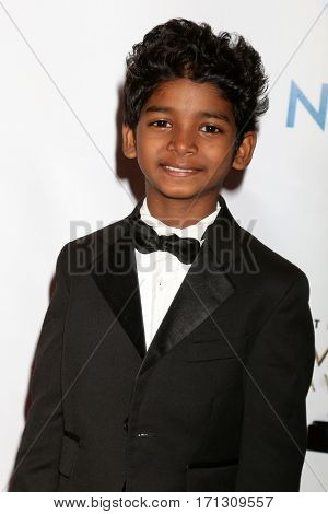 LOS ANGELES - FEB 11:  Sunny Pawar at the 48th NAACP Image Awards Arrivals at Pasadena Conference Center on February 11, 2017 in Pasadena, CA