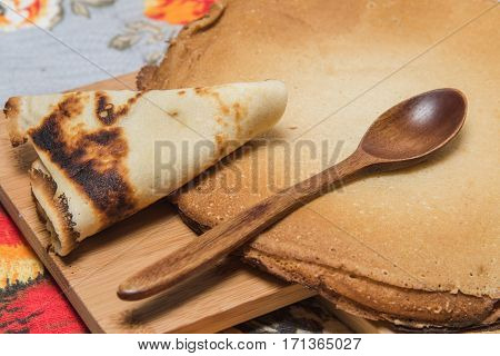 Buttercakes Traditional For Russian Pancake Week