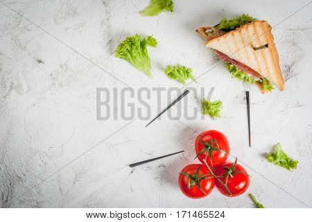 Club Sandwiches With Salmon