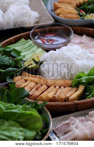 Vietnamese Food, Bun Dau Mam Tom