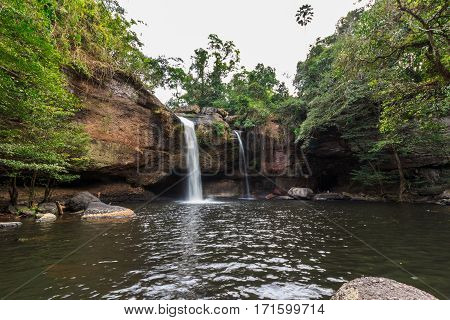 Waterfall Haew suwat Khao Yai National Park Thailand