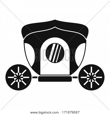 Brougham icon. Simple illustration of brougham vector icon for web