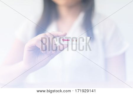 Rapid Test Cassette For Troponin I Test(cardiac Profile) ,the Result Showed Positive