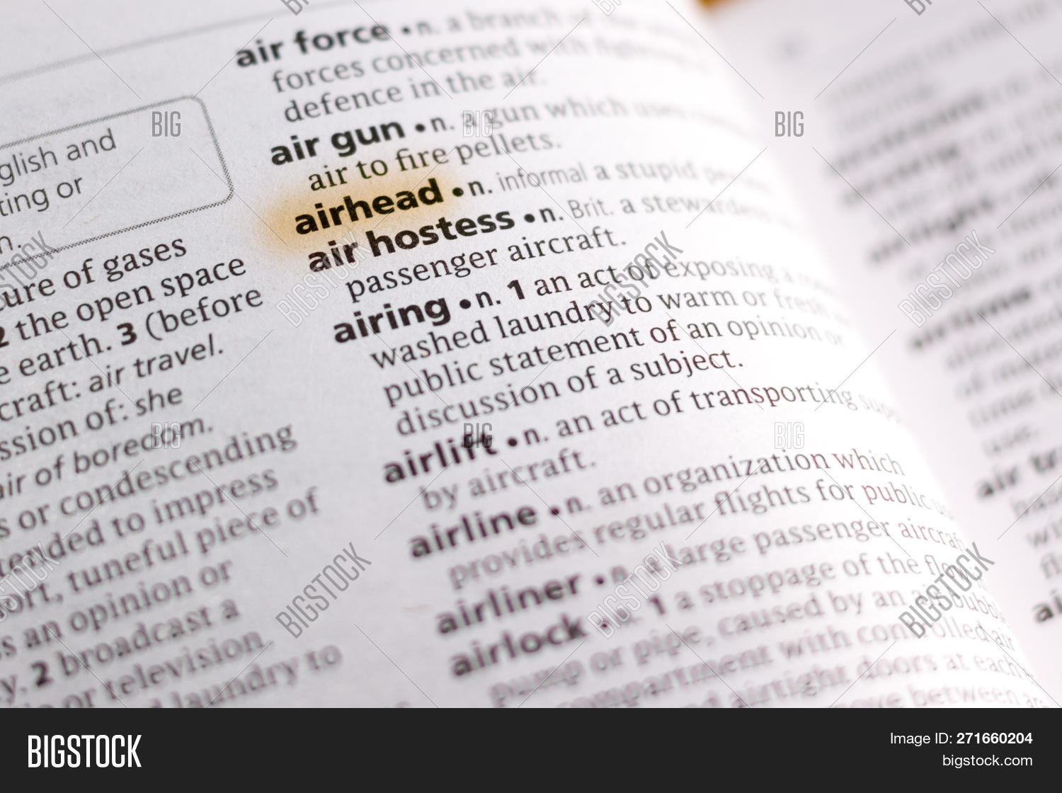 Word Phrase Airhead Image & Photo (Free Trial) Bigstock