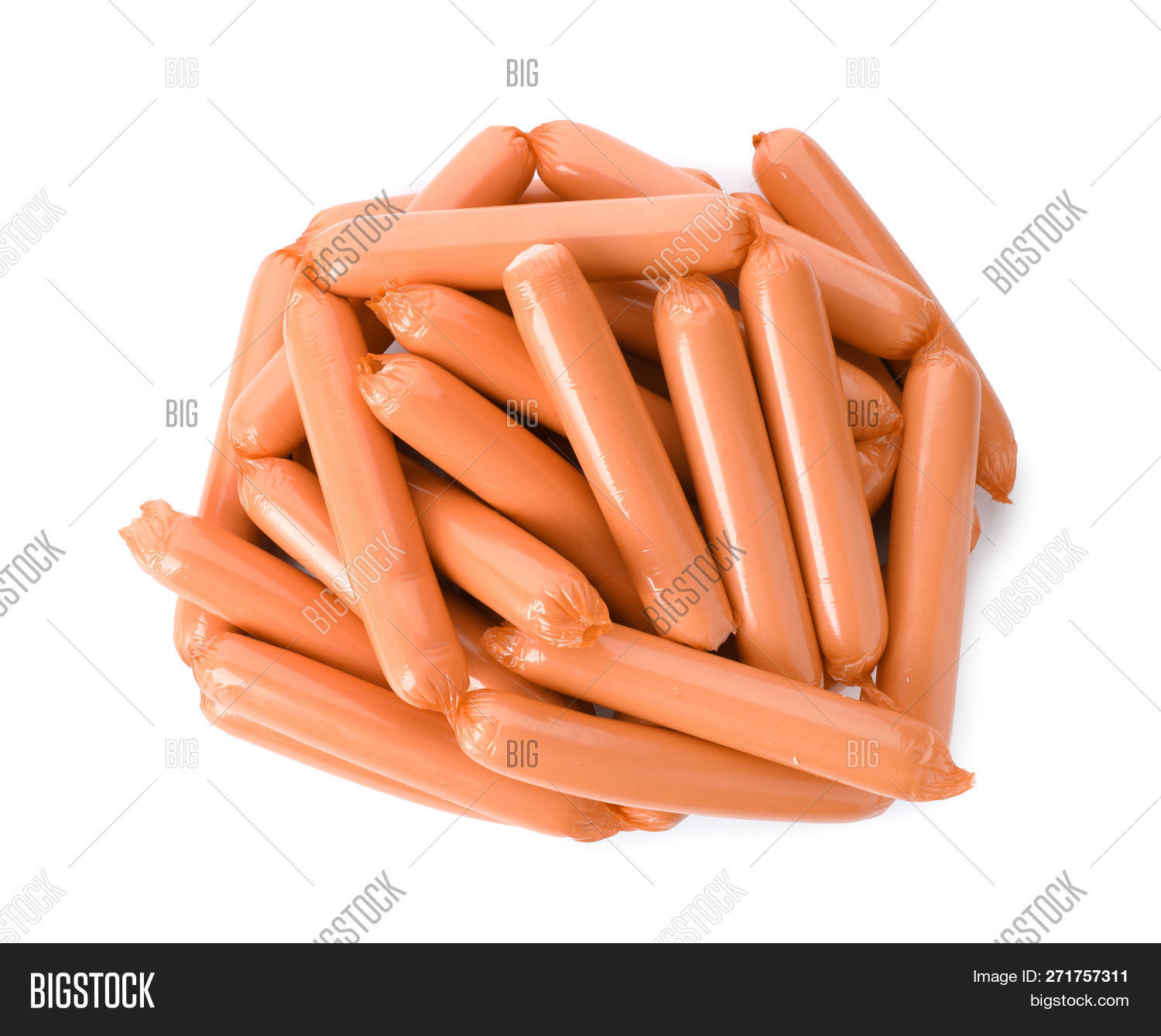 Encased Sausages On Image & Photo (Free Trial) Bigstock