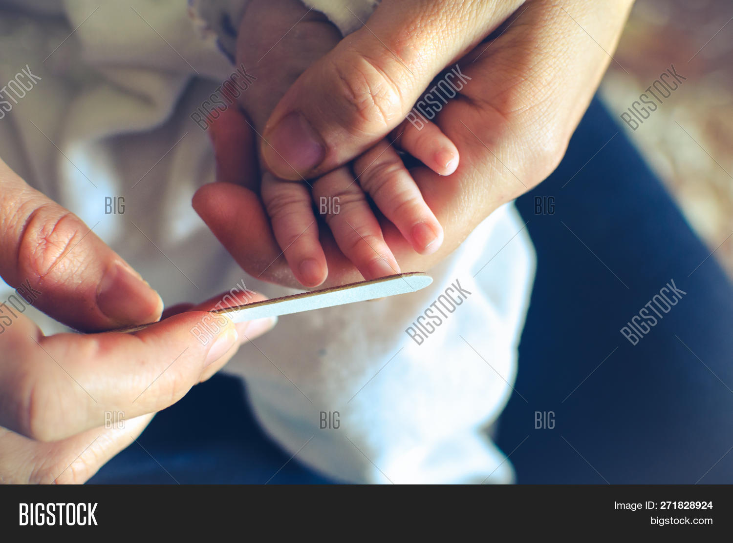 Filing Nails Newborn Image & Photo (Free Trial) Bigstock
