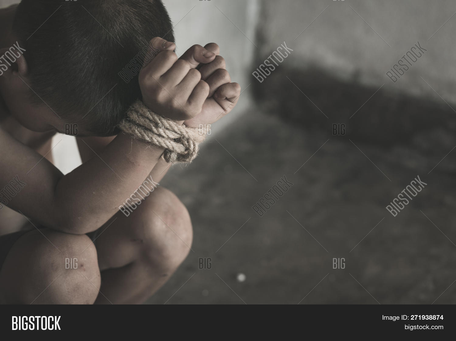Victim Boy Hands Tied Image & Photo (Free Trial) Bigstock
