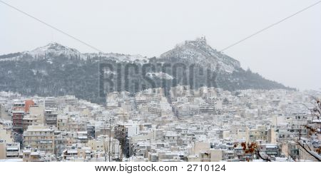 Neve a Atene, Grecia
