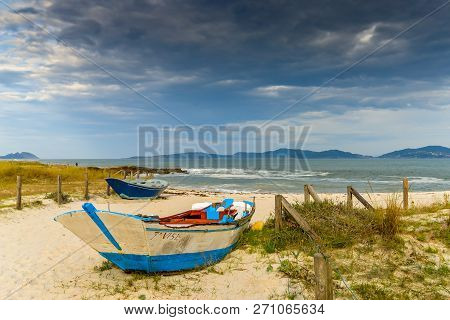 Colorful Boats On The Beach