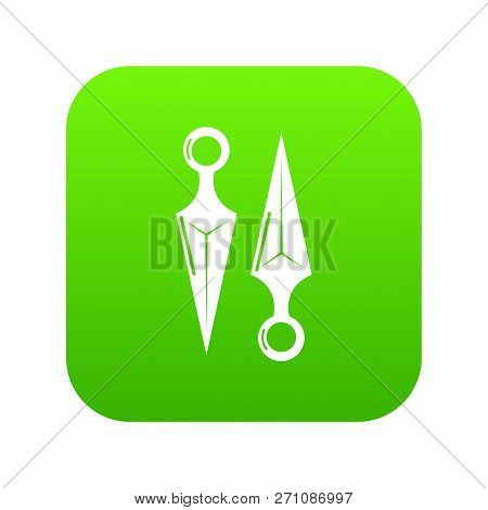 Kunai Icon. Simple Illustration Of Kunai Icon For Web