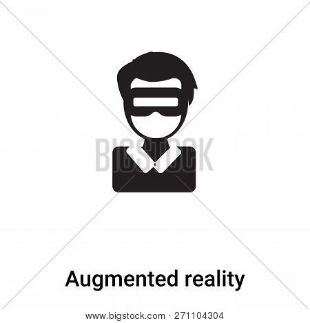 Augmented Reality Icon In Trendy Design Style. Augmented Reality Icon Isolated On White Background. 