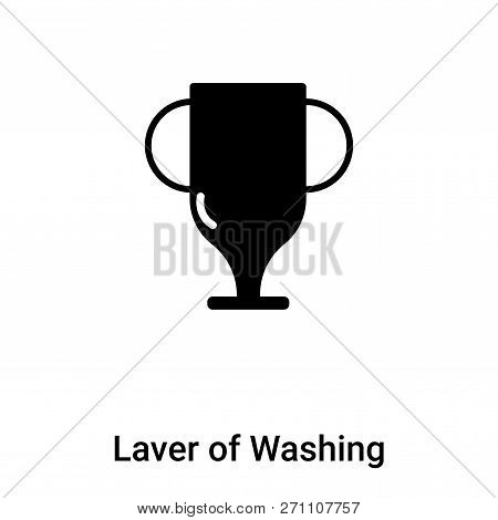 Laver Of Washing Icon In Trendy Design Style. Laver Of Washing Icon Isolated On White Background. La