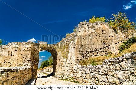 Chufut-kale, A Ruined Medieval City-fortress In The Crimean Mountains, Europe