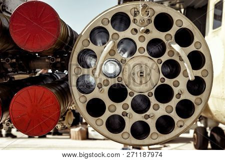 Possible Armament Configuration On Helicopter Gunship.lose-up Photo