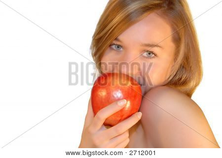 Girl Whith Apple