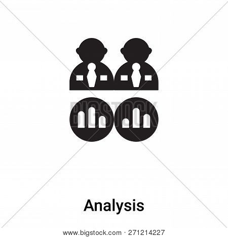Analysis Icon In Trendy Design Style. Analysis Icon Isolated On White Background. Analysis Vector Ic