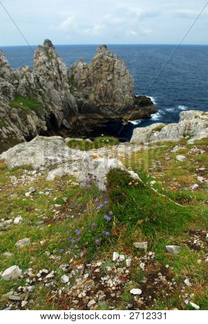 Pobřeží Atlantiku v Bretani