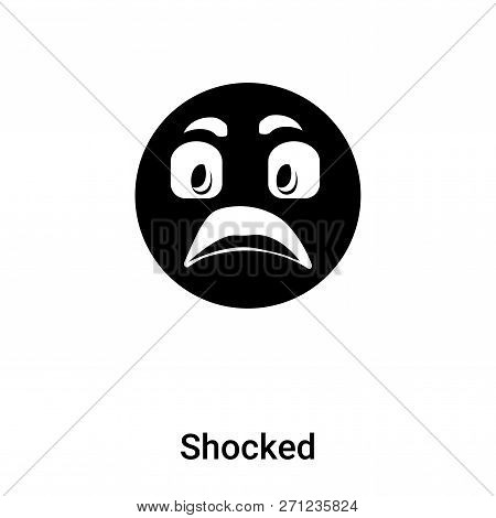 Shocked Icon In Trendy Design Style. Shocked Icon Isolated On White Background. Shocked Vector Icon 