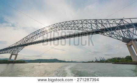 Bridge of the Americas  (Puente de las Americas).  Built in 1957 and Once known as Thatcher Ferry Br