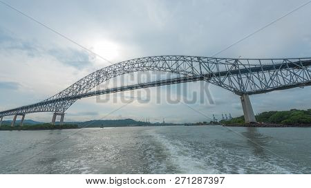 Bridge Of The Americas  Puente De Las Americas.  Built In 1957 And Once Known As Thatcher Ferry Brid