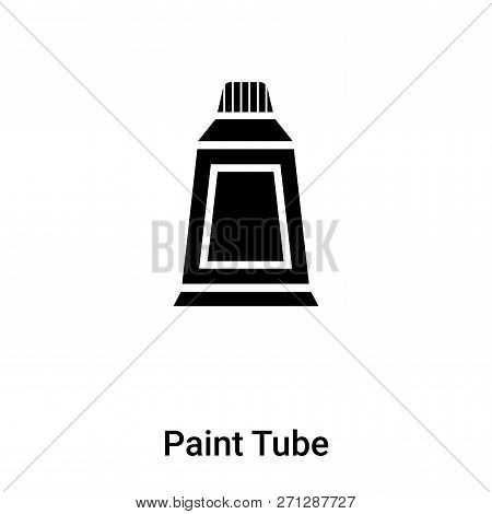 Paint Tube Icon In Trendy Design Style. Paint Tube Icon Isolated On White Background. Paint Tube Vec