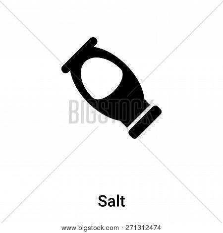 Salt Icon In Trendy Design Style. Salt Icon Isolated On White Background. Salt Vector Icon Simple An