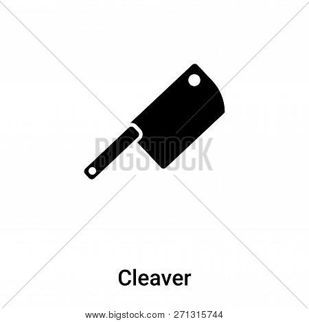 Cleaver Icon In Trendy Design Style. Cleaver Icon Isolated On White Background. Cleaver Vector Icon 