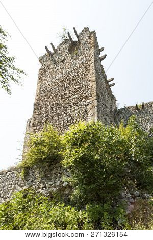 The Orthodox Monastery Manasija In Serbia From The Outside. Manasija, Also Known As Resava, Founded 