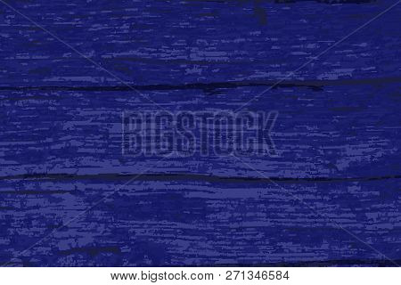 Driftwood Timber Background With A Blue Paint Overlay