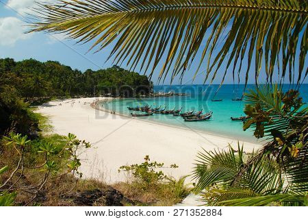 A Peaceful White Sandy Beach In Phuket Thailand Called Freedom Beach