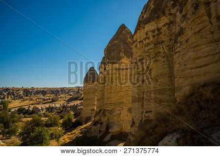 Cappadocia, Anatolia, Turkey, Love Valley, Gorkundere: Beautiful Landscape With Unusual Mountains An
