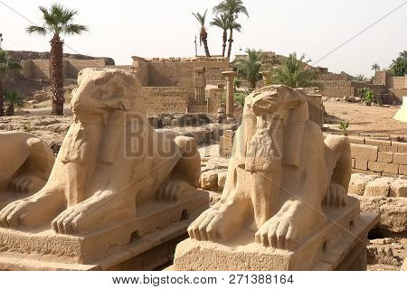 Statues Of Other Egypt. With The Temple Monuments Megaliths