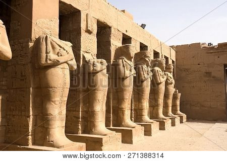 Statues Of Other Egypt. With The Temple Monuments Megaliths