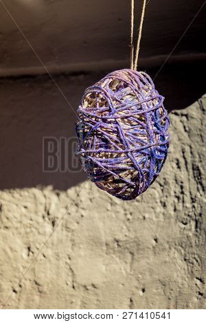 Roll Of Colotful String In The View