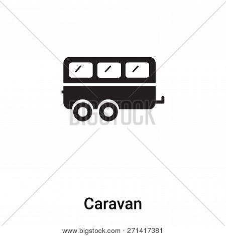 Caravan Icon In Trendy Design Style. Caravan Icon Isolated On White Background. Caravan Vector Icon 