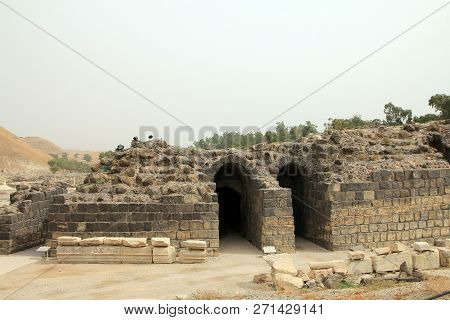 Ruin In Beit Shean National Park In Israel